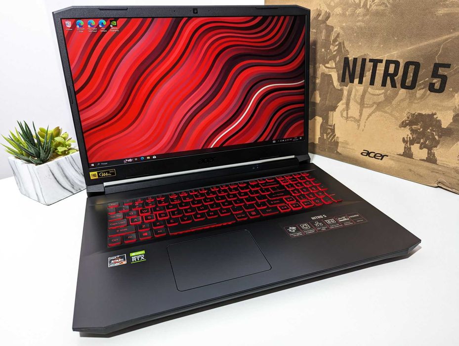 LAPTOP GAMINGOWY Acer Nitro RTX 3050 Ti Ryzen 5 5600H 144hz Komputer