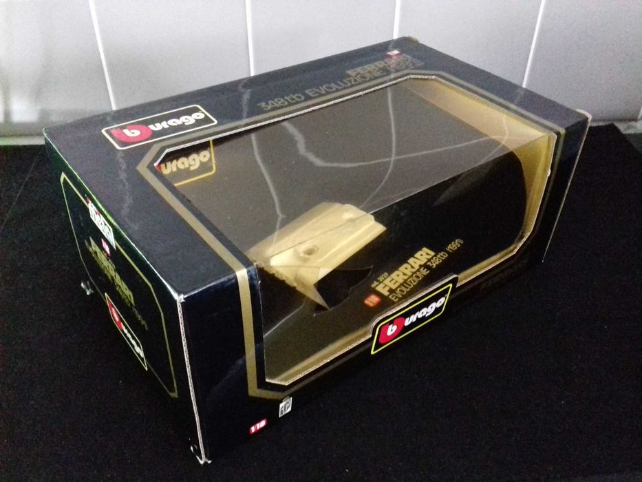 Burago 1:18 - 3x caixas vazias para o Ferrari 250 GTO de 1962, Ferrari 348tb EVOLUZIONE de 1991 e o Ferrari F40 de 1987