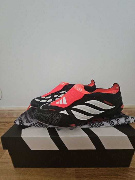 Botas de futebol predator elite com língua dobrada- piso artificial