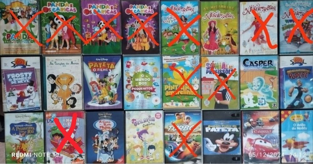DVD`s Sid ciência, Xana Toc Toc, Noddy
