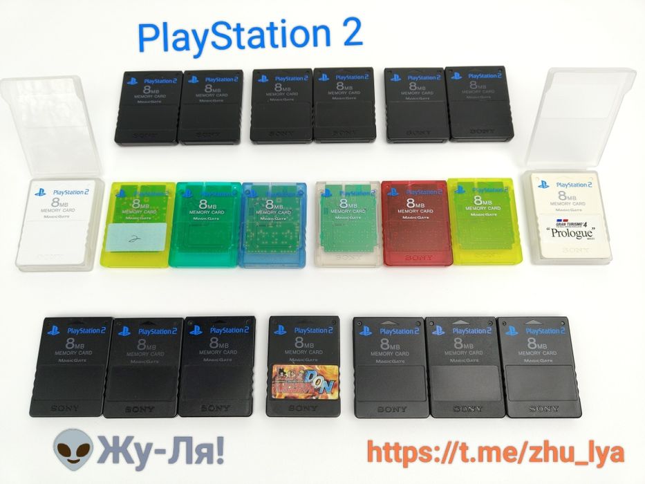 Оригінальна карта пам'яті для Sony PlayStation 2. Magic Gate 8mb PS2.