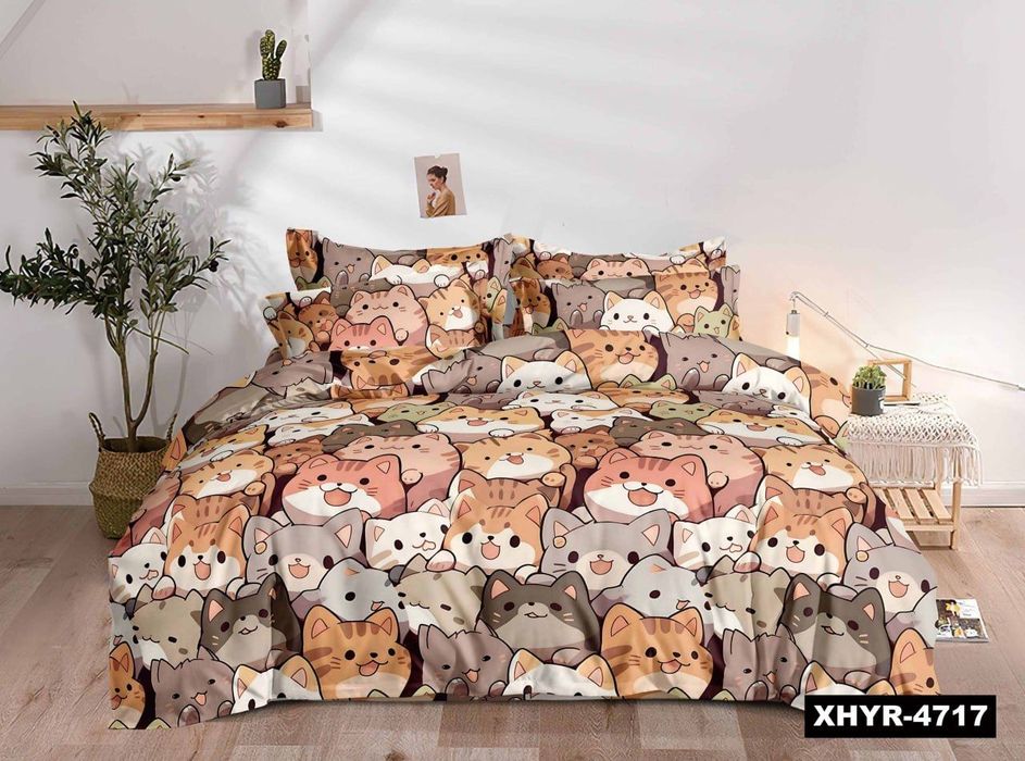 Тепла постільна білизна, 100% бавовна, фланель/байка лише власне пошит