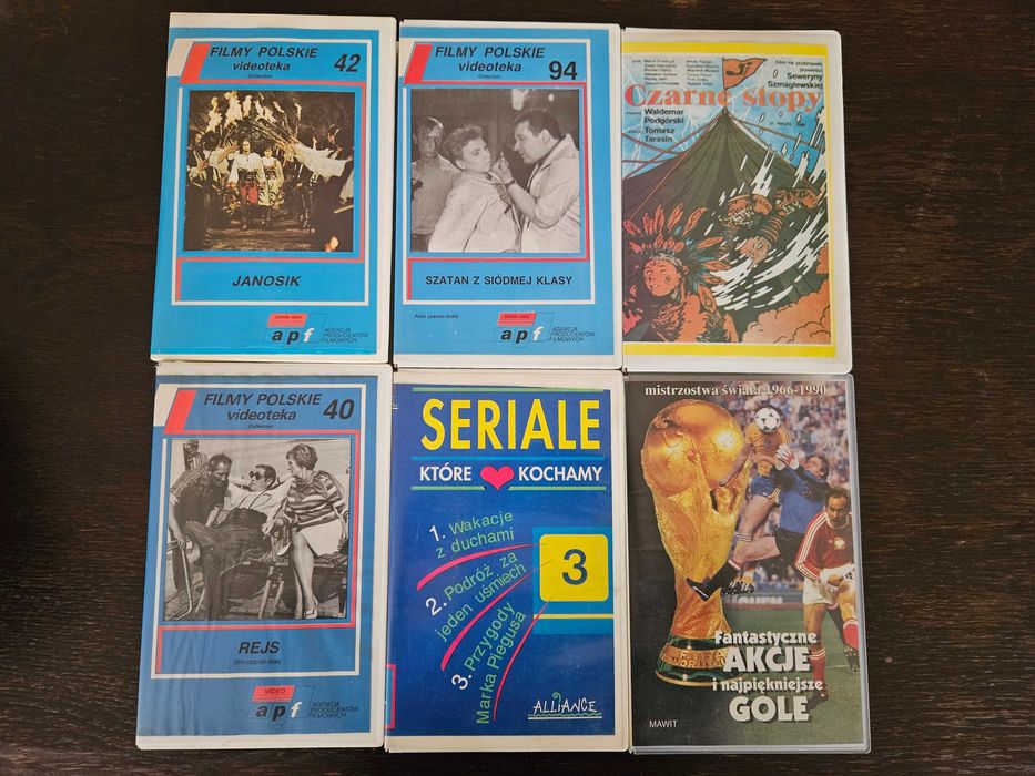 14 kaset VHS Polskie Filmy i Seriale i inne. Cena za całość