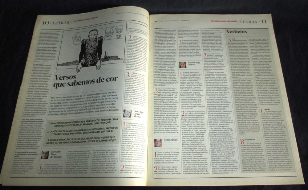 Jornal de Letras Artes e Ideias Camões O Dicionário