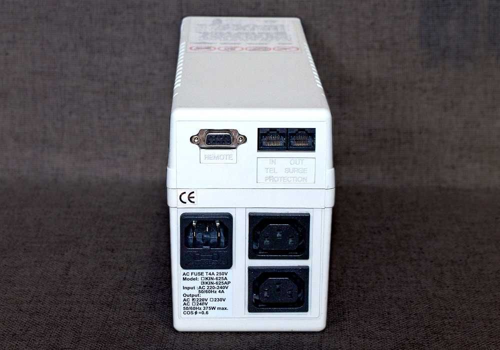 ‼️ Бесперебойник Стабилизатор PCM KIN-625AP с грозозащитой 625ВА/375Вт