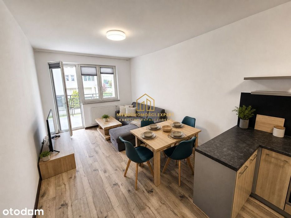Nowoczesne 50 m²  balkon 12m²  | piętro 2 pokoje