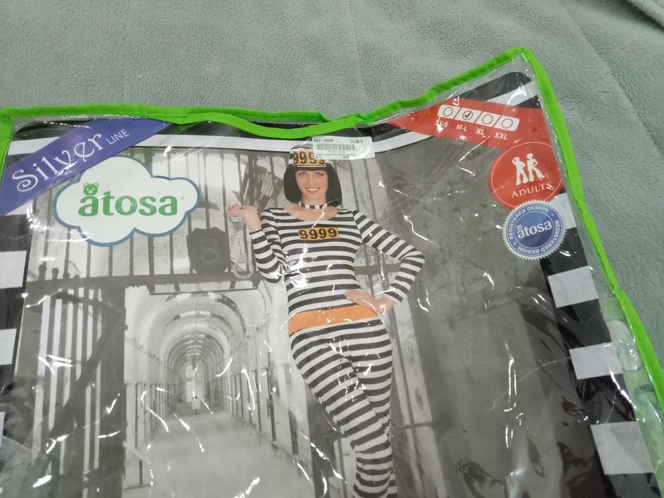 Fato de Carnaval Prisioneira