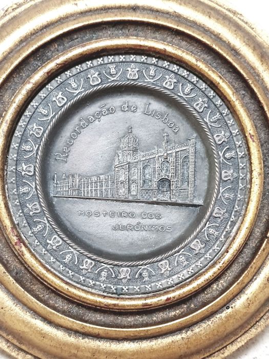 Antigo quadro Recordação de Lisboa-Mosteiro dos Jerónimos