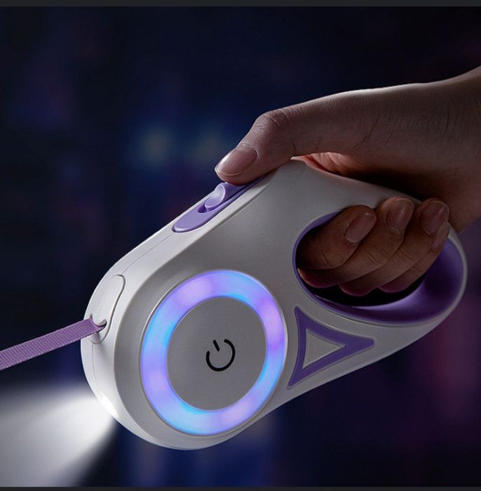 Повідок для собак з led підсвіткою