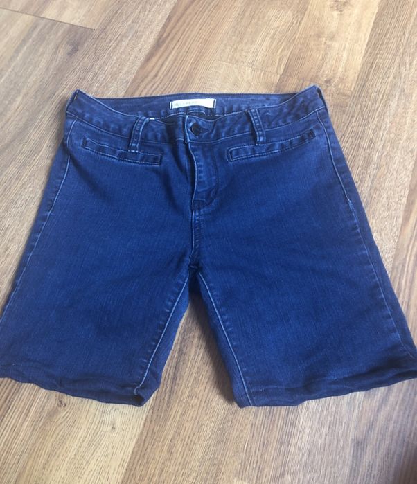 Bullhead Black granatowe spodenki jeans S Bermudy przed kolano