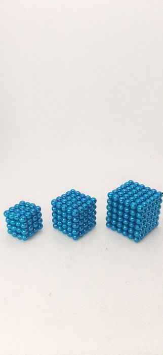 Неокуб голубой 64 магнитных шарика Неокуб блакитний 64 магнітні кульки