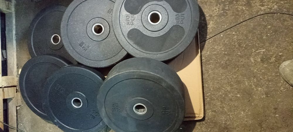 Bumper obciążenie olimpijskie 100 kg zestaw