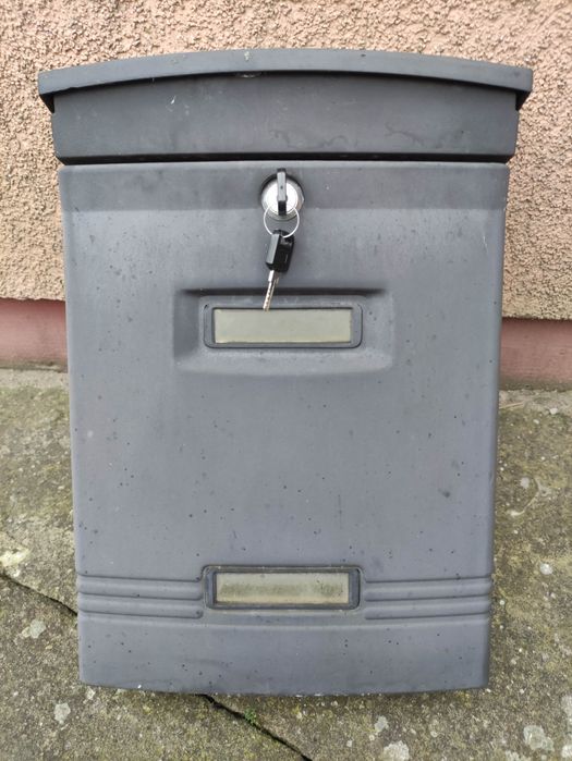 Skrzynka na listy ALUMINIOWA nierdzewna format A4 duża solidna ciężka