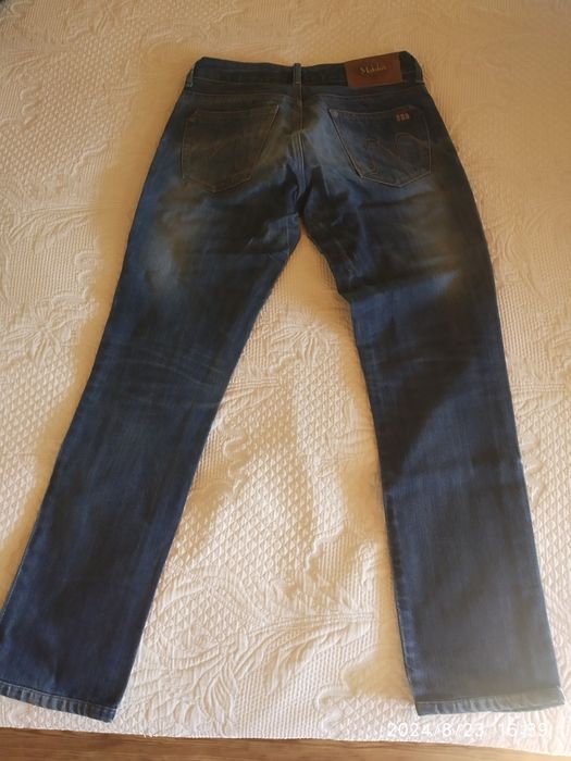 Calças de ganga de cintura baixa