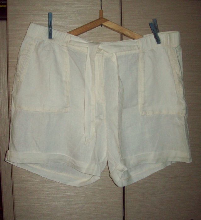 Бриджи,шорты  большой размер..   , ДЖИНС  ,ЛЕН100%