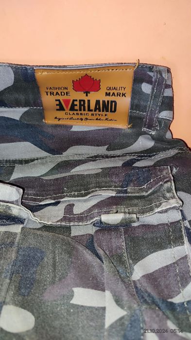 Bojówki Erland Fashion spodnie moro r.L/XLst..B.D.