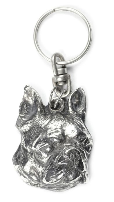 Boston Terrier brelok do kluczy posrebrzany Art-Dog