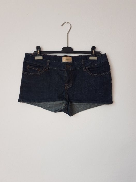 Spodnie spodenki szorty granatowe jeans dżinsowe Diverse 42 XL 40 L