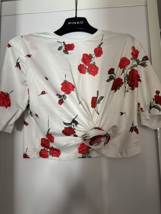 T-shirt styl Magda Butrym H&m