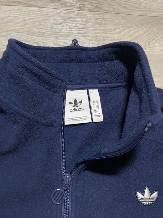 Флісова кофта Adidas велике лого