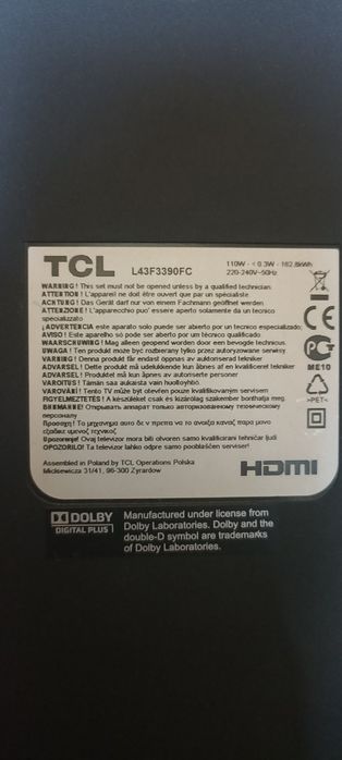 Телевизор TCL под ремонт