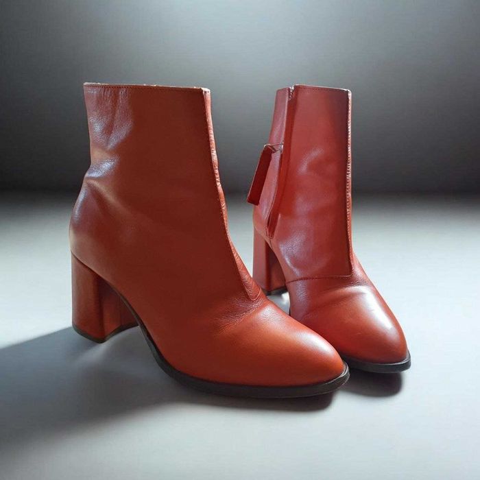 Ботильоны Rodebjer Judy Blood Orange (Margiela / Avant-garde style) кожа