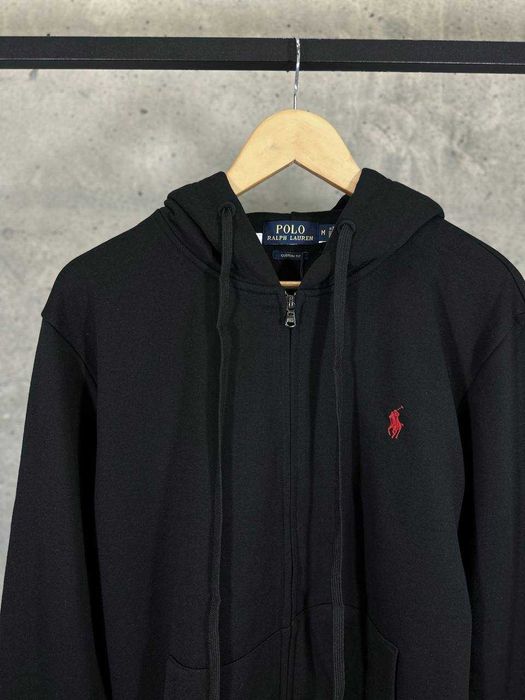 Zip Hoodie Polo Ralph Lauren | Чоловіча худі на замку | Чорна