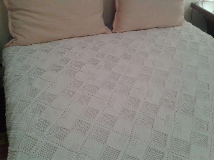 Colcha em Crochet
