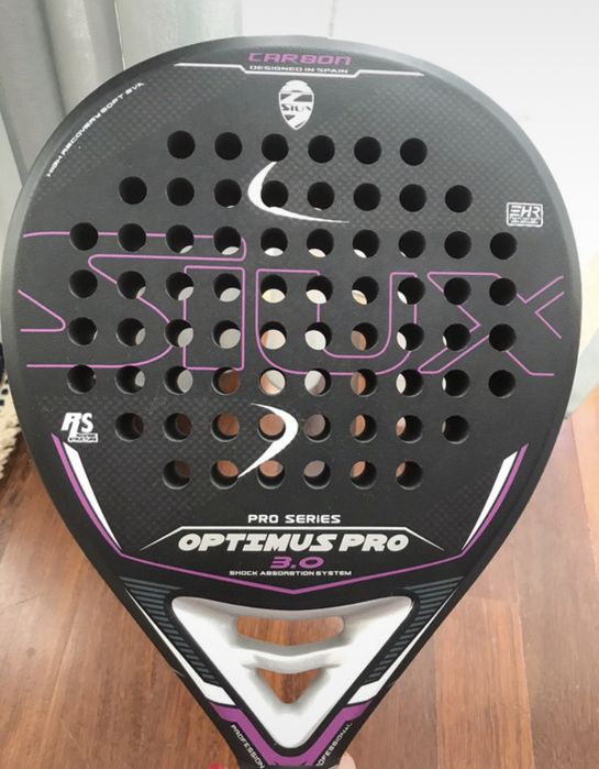 Raquete de padel Siux Carbon como nova