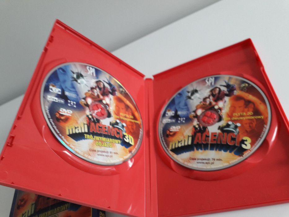 Mali Agenci 3D trójwymiarowy odjazd DVD film