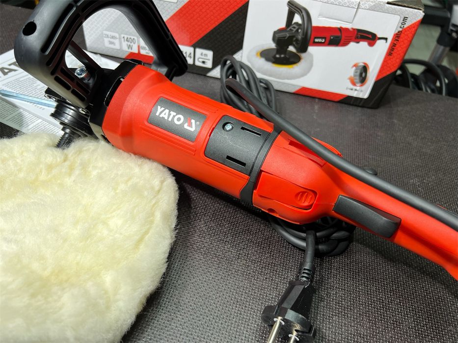 Полировальная машина 1400 Вт YATO YT-82198 Стабилизация оборотов