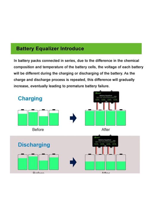 Балансир АКБ Battery Equalizer MAZAVA HC02 green on/off