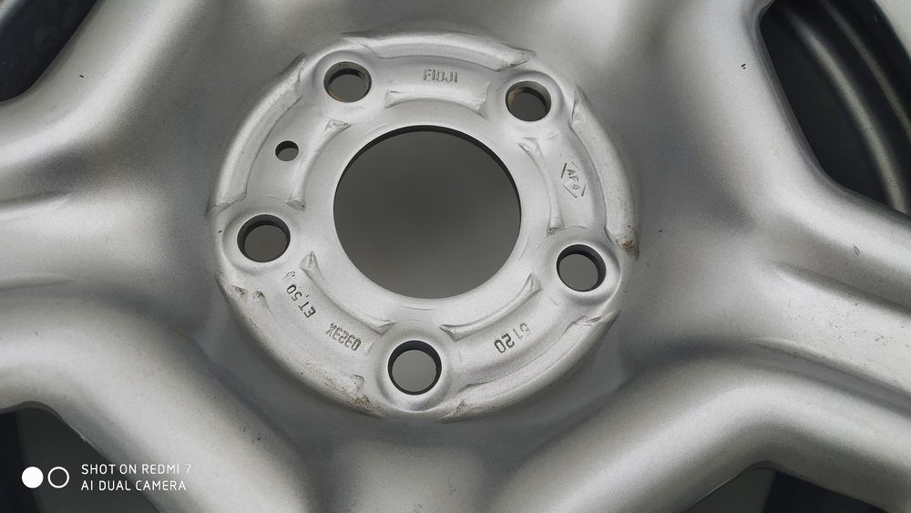 Felga stalowa 16 Dacia Duster oryginalna 5x114,3 et50 6,5j 16