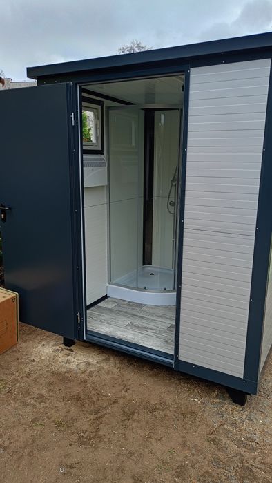 Łazienka ogrodowa WC prysznic