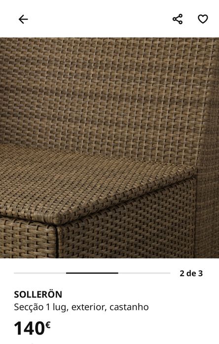 Sofá poltrona exterior | SOLLERON