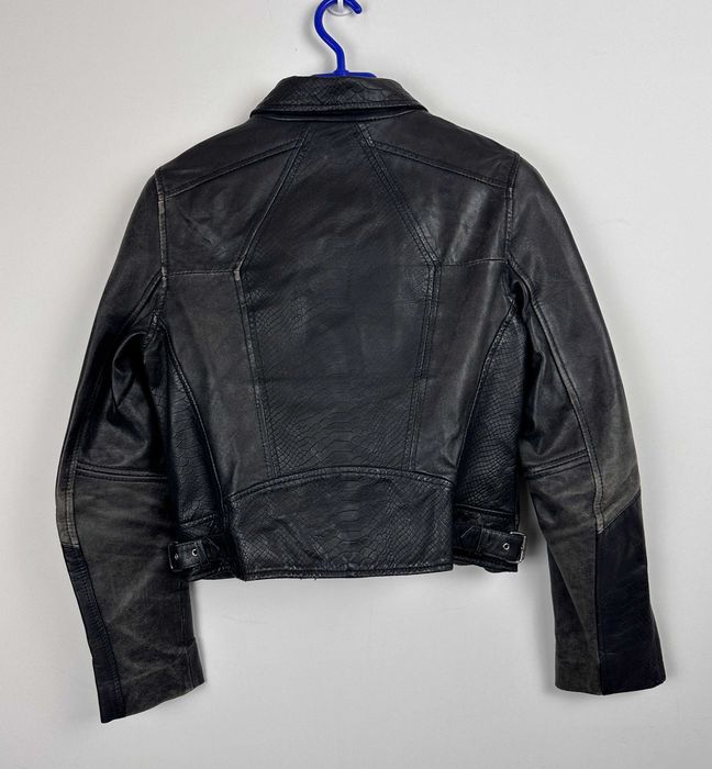Kurtka skórzana Barneys damska ramoneska biker skóra r. S