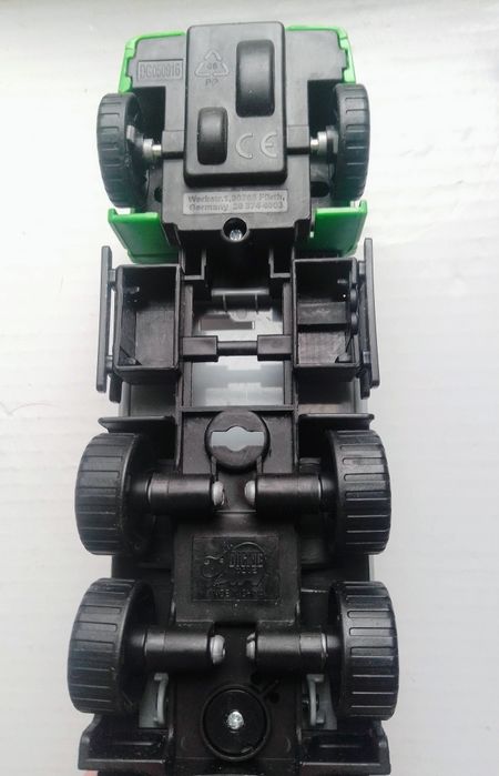 Dickie Toys Camião de reciclagem e carro polícia .