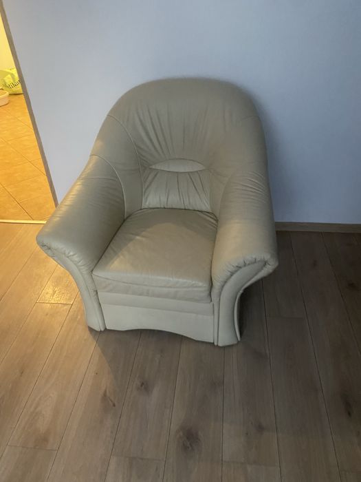 Komplet skorzany