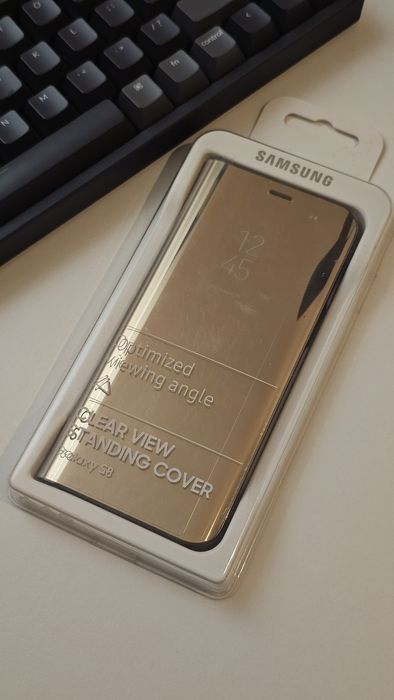 Capa Samsung Galaxy S8 - Alcantara & Clear View