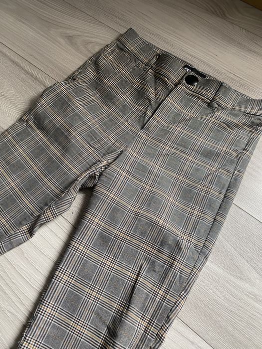 Spodnie w krate ZARA