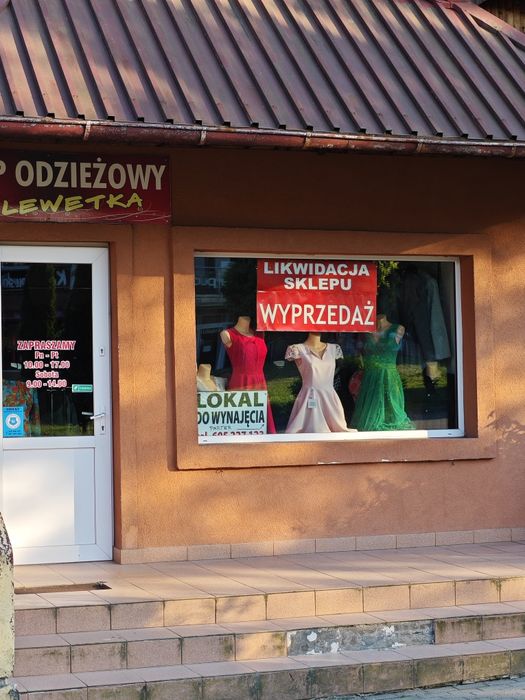 Lokal handlowy do wynajęcia Kościerzyna deptak przy parkingu 25 M2