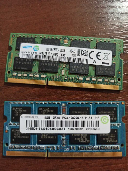 Оперативна пам'ять для ноутбука SoDIMM DDR3 4Gb Ramaxel