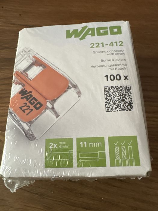 Złaczki Wago 221-412 100 szt