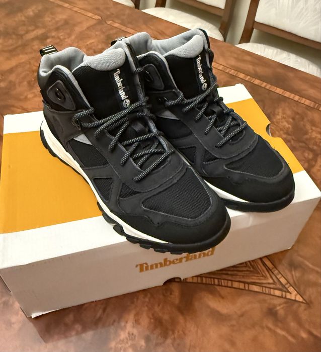 Ботинки для мальчика Timberland Lincoln Peak MID LC Waterprof HK JET BLACK оригинал