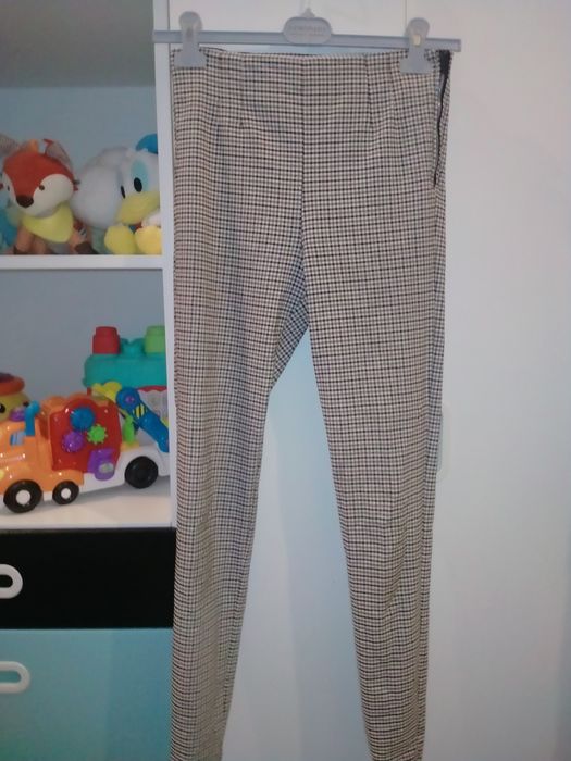 Spodnie damskie Rurki legginsy Zara