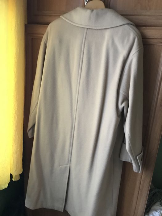 Płaszcz biały damski na 160 cm