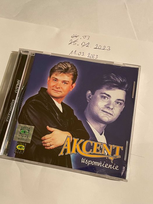 Akcent - Wspomnienie - CD - ideał - green star - unikat