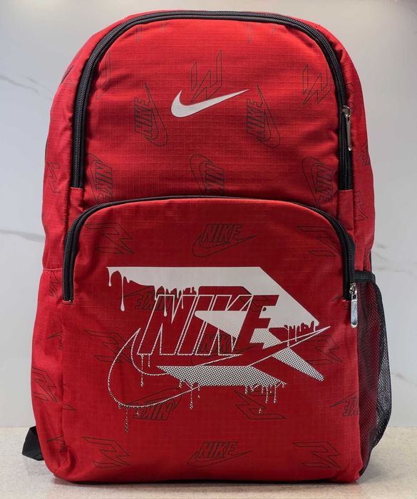 Стильний рюкзак Nike / Найк червоний спортивний для школи