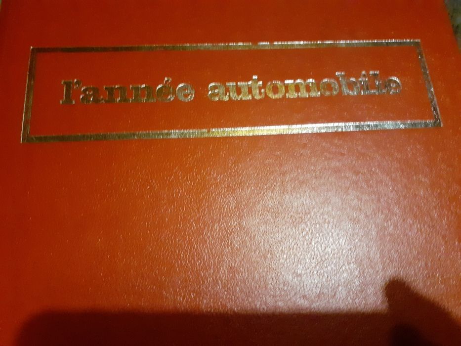 Livros antigos L'année automobile