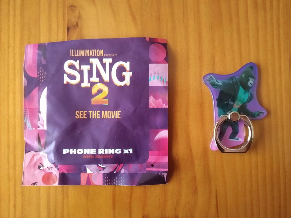 (NOVO, PORTES GRÁTIS) SING 2 - Porta-Chaves e Phone Ring